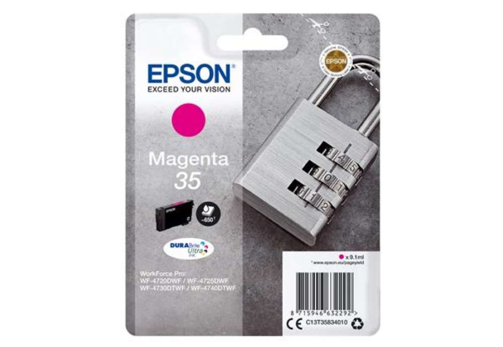 Immagine di Epson - Cartuccia ink - 35 - Magenta - C13T35834010 - 9,1ml
