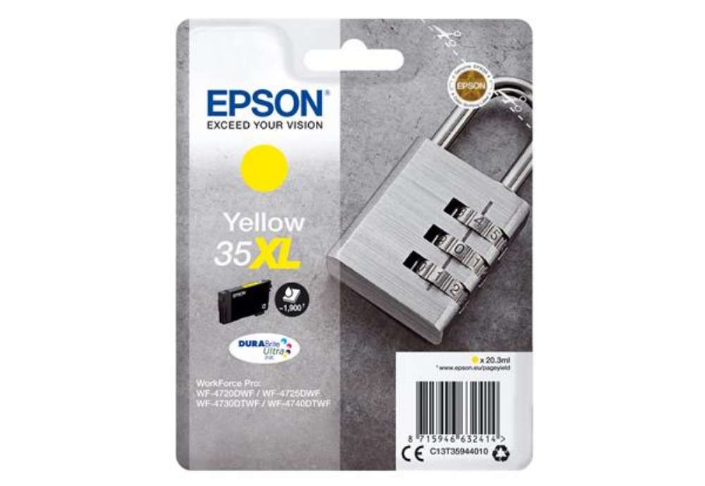 Immagine di Epson - Cartuccia ink - 35XL - Giallo - C13T35944010 - 20,3ml