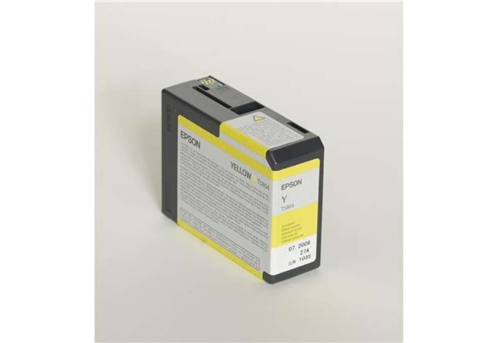 Immagine di Epson - Tanica - Giallo - T5804 - C13T580400 - 80ml