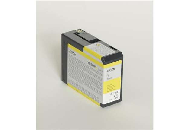 Immagine di Epson - Tanica - Giallo - T5804 - C13T580400 - 80ml