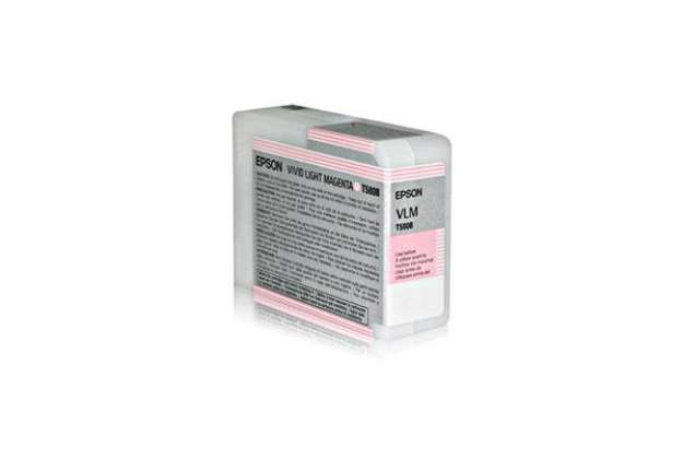 Immagine di Epson - Tanica - Magenta chiaro - T580B - C13T580B00 - 80ml
