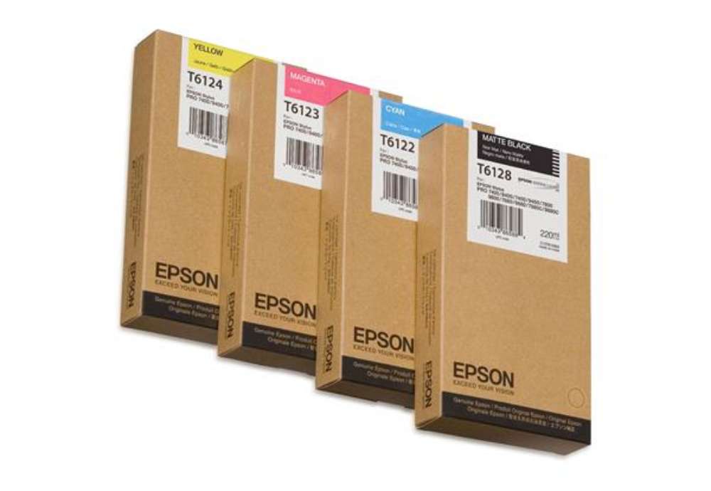 Immagine di Epson - Tanica - Magenta - T6123 - C13T612300 - 220ml