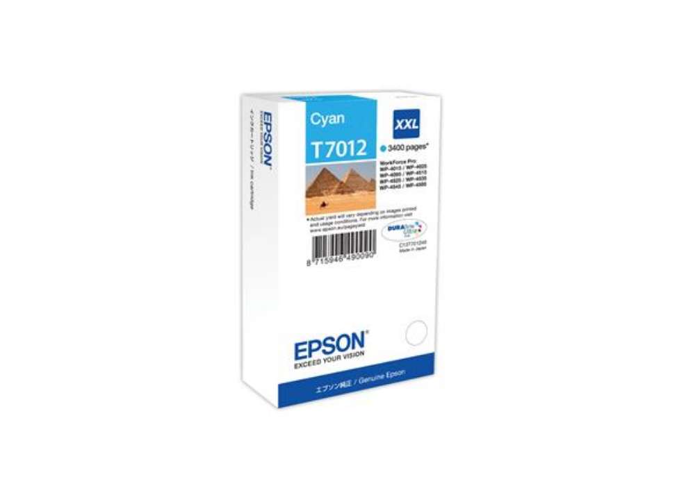 Immagine di Epson - Tanica - Ciano - T7012 - C13T70124010 - 34,2ml