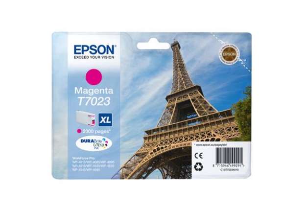 Immagine di Epson - Tanica - Magenta - T7023 - C13T70234010 - 21,3ml