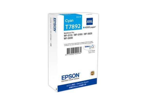 Immagine di Epson - Tanica - Ciano - T7892 - C13T789240 - 34,2ml