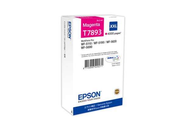 Immagine di Epson - Tanica - Magenta - T7893 - C13T789340 - 34,2ml