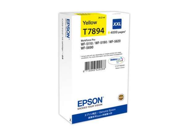 Immagine di Epson - Tanica - Giallo - T7894 -  C13T789440 - 34,2ml