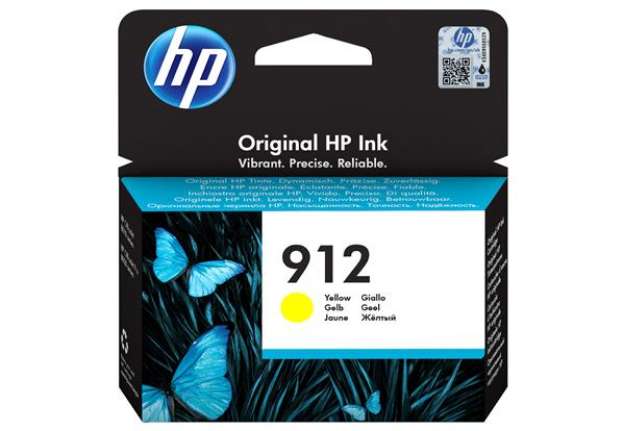 Immagine di Hp - Cartuccia ink originale - 912 - Giallo - 3YL79AE - 315 pag