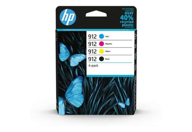 Immagine di Hp - Cartuccia ink originale - 912 - C/M/Y/K - 6ZC74AE - 1.245 pag