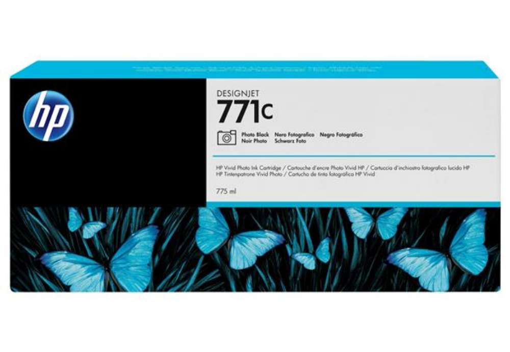 Immagine di Hp - Cartuccia Ink originale - 771C - Nero fotografico - B6Y13A - 775 ml