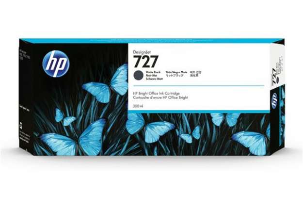 Immagine di Hp - Cartuccia ink originale - 727 - Nero opaco - C1Q12A - 300ml