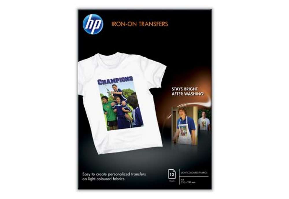 Immagine di Hp - Confezione da 12 Fogli originale trasferibili a caldo A4/210 x 297 mm Hp - C6050A