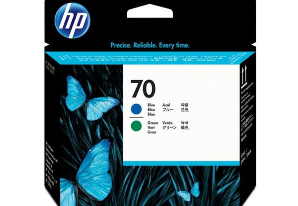 Immagine di Hp - Testina di stampa originale - 70 - Blu / Verde - C9408A - 130ml
