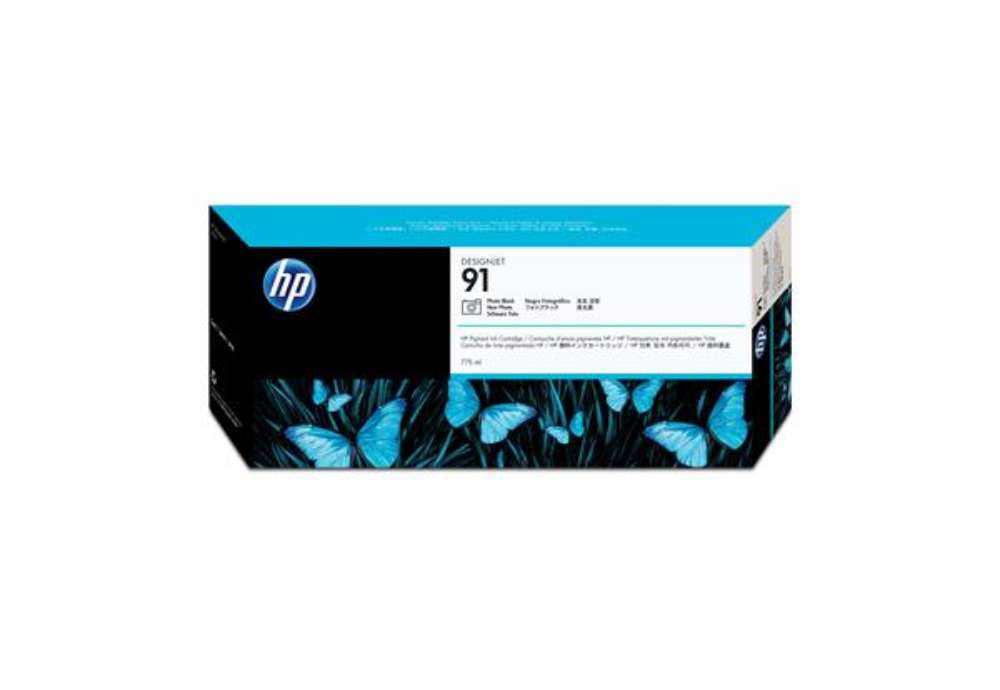 Immagine di Hp - Cartuccia ink originale - 91 - Nero fotografico - C9465A - 775ml
