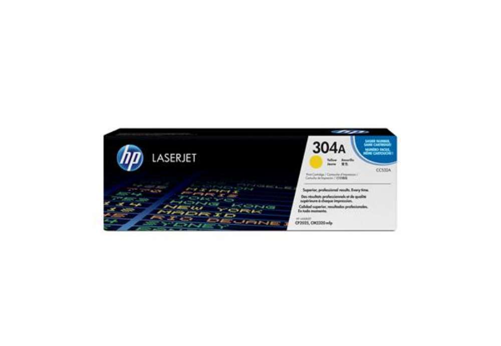 Immagine di Hp - Toner originale - 304A - Giallo - CC532A - 2.800 pag