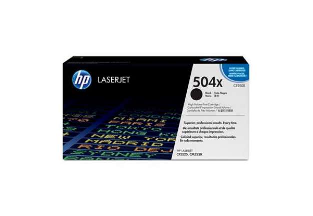 Immagine di Hp - Toner originale - 504X - Nero - CE250X - 10.500 pag