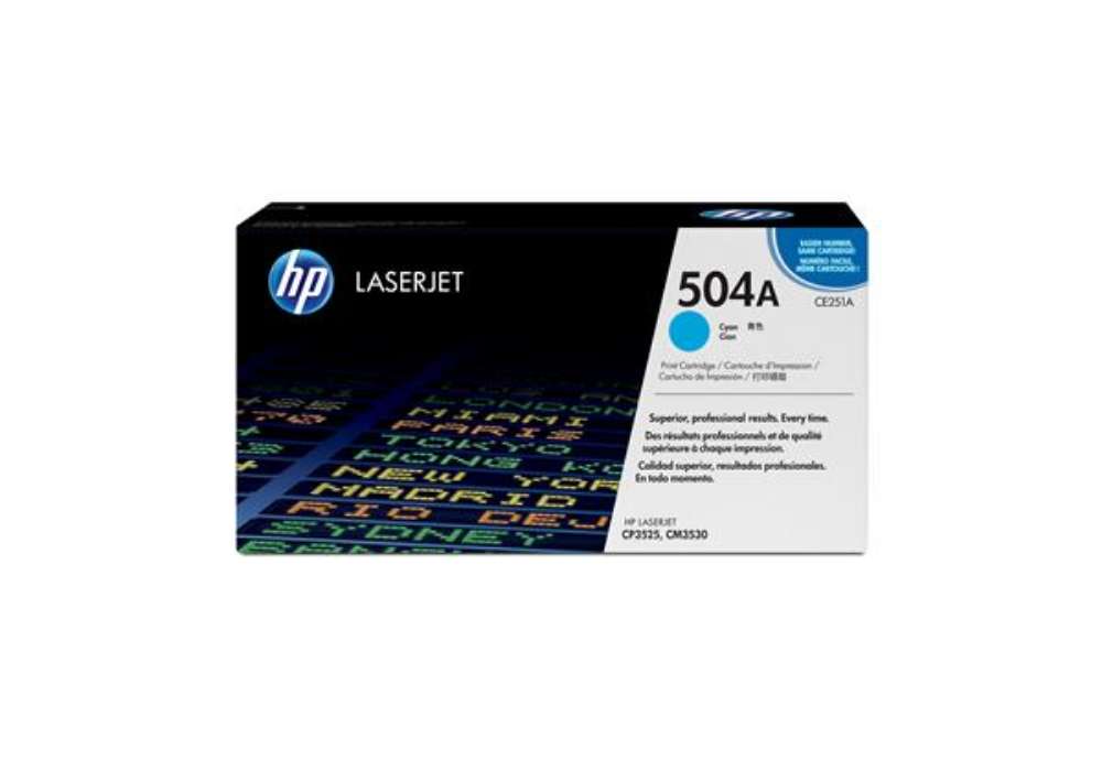 Immagine di Hp - Toner originale - 504A - Ciano - CE251A - 7.000 pag