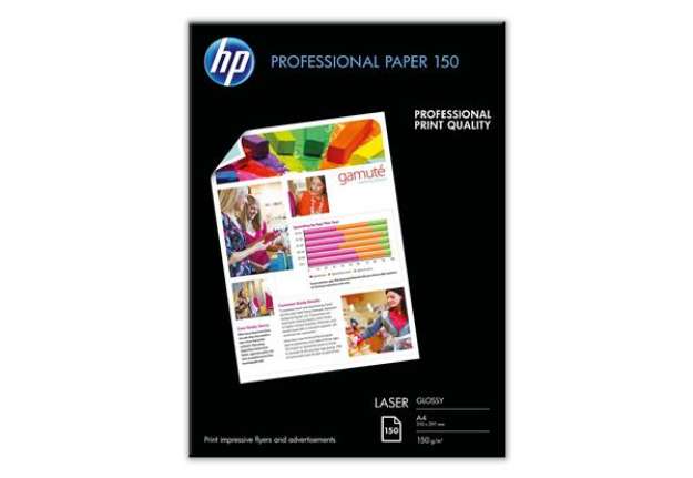 Immagine di Hp - Confezione da 150 Fogli Carta originale professionale per stampe laser - lucida - 150 g/m² - A4