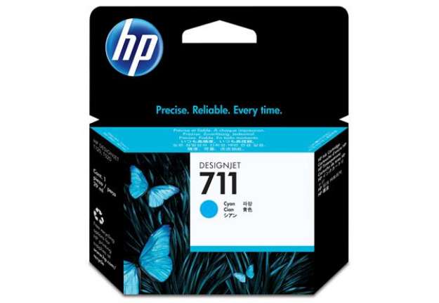 Immagine di Hp - Cartuccia ink originale - 711 - Ciano - CZ130A - 29ml