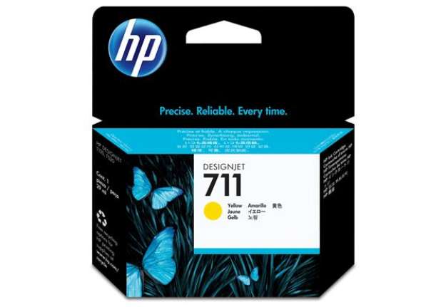 Immagine di Hp - Cartuccia ink originale - 711 - Giallo - CZ132A - 29ml
