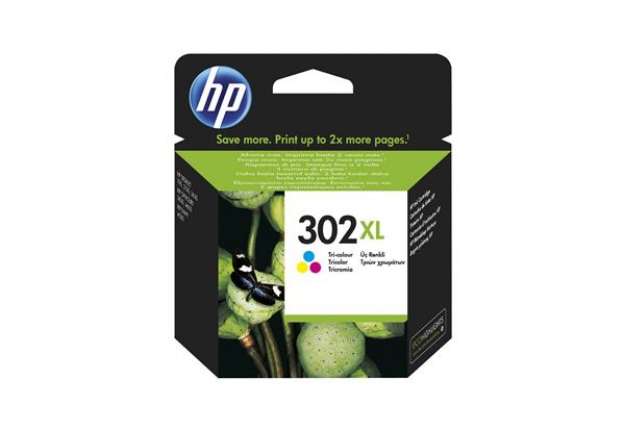 Immagine di Hp - Cartuccia ink originale - 302XL - C/M/Y - F6U67AE - 330 pag