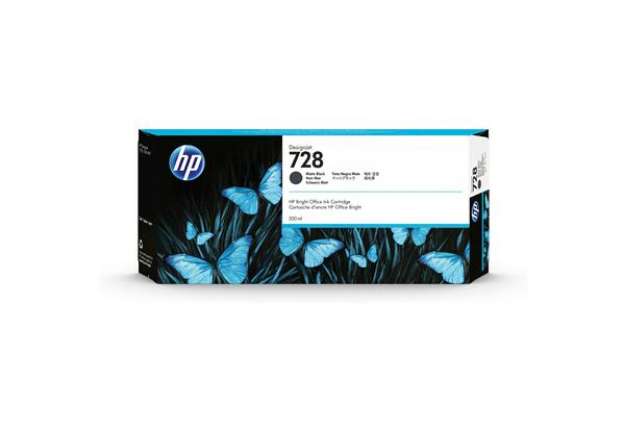 Immagine di Hp - Cartuccia ink originale - 728 - Nero - F9J68A - 300ml
