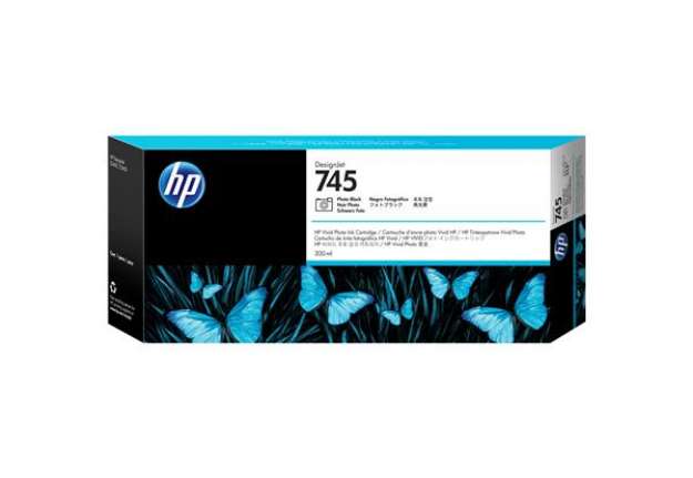 Immagine di Hp - Cartuccia ink originale - 745 - Nero fotografico - F9K04A - 300ml