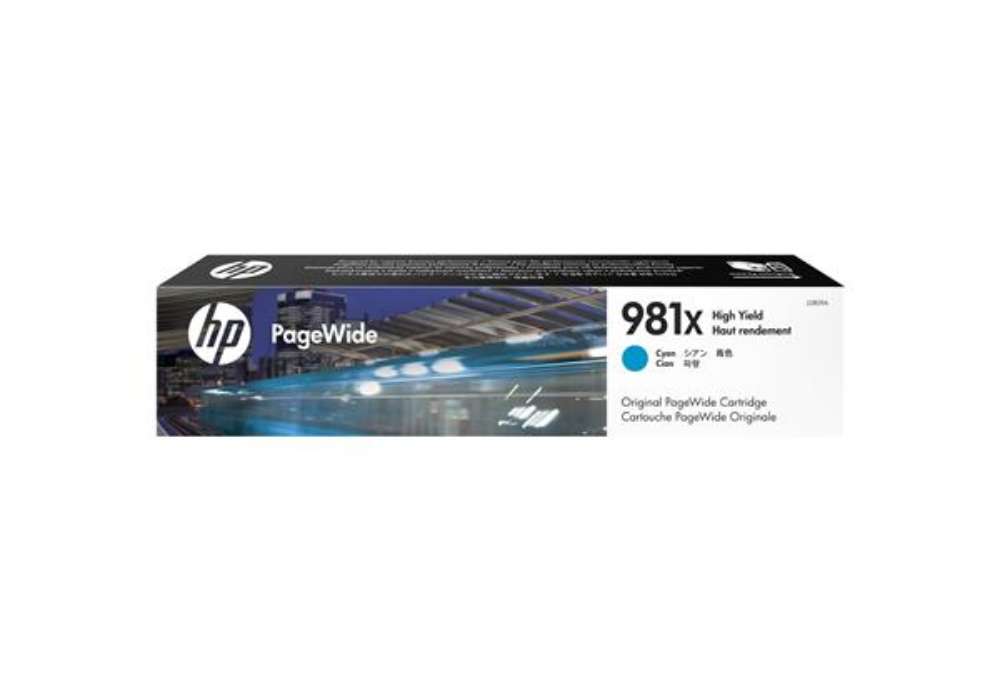 Immagine di Hp - Cartuccia ink originale - 981X - Ciano - L0R09A - 10.000 pag