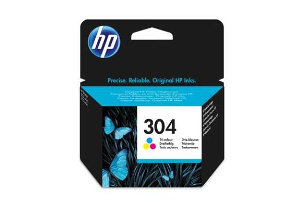 Immagine di Hp - Cartuccia ink originale - 304 - C/M/Y - N9K05AE - 100 pag