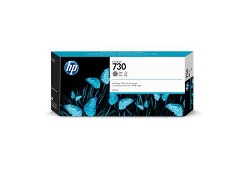 Immagine di Hp - Cartuccia ink originale - 730 - Grigio - P2V72A - 300ml