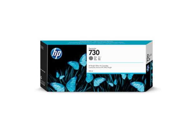 Immagine di Hp - Cartuccia ink originale - 730 - Grigio - P2V72A - 300ml