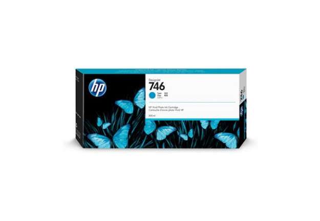Immagine di Hp - Cartuccia ink originale - 746 - Ciano - P2V80A - 300ml