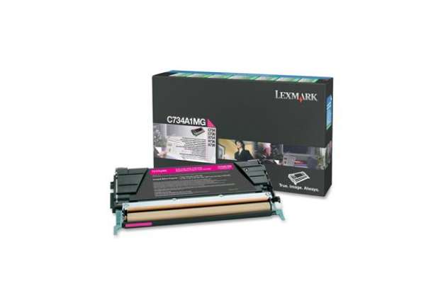 Immagine di Lexmark - Toner - Magenta - C734A1MG - return program - 6.000 pag