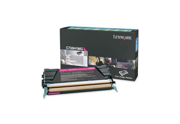 Immagine di Lexmark - Toner - Magenta - C736H1MG - return program - 10.000 pag