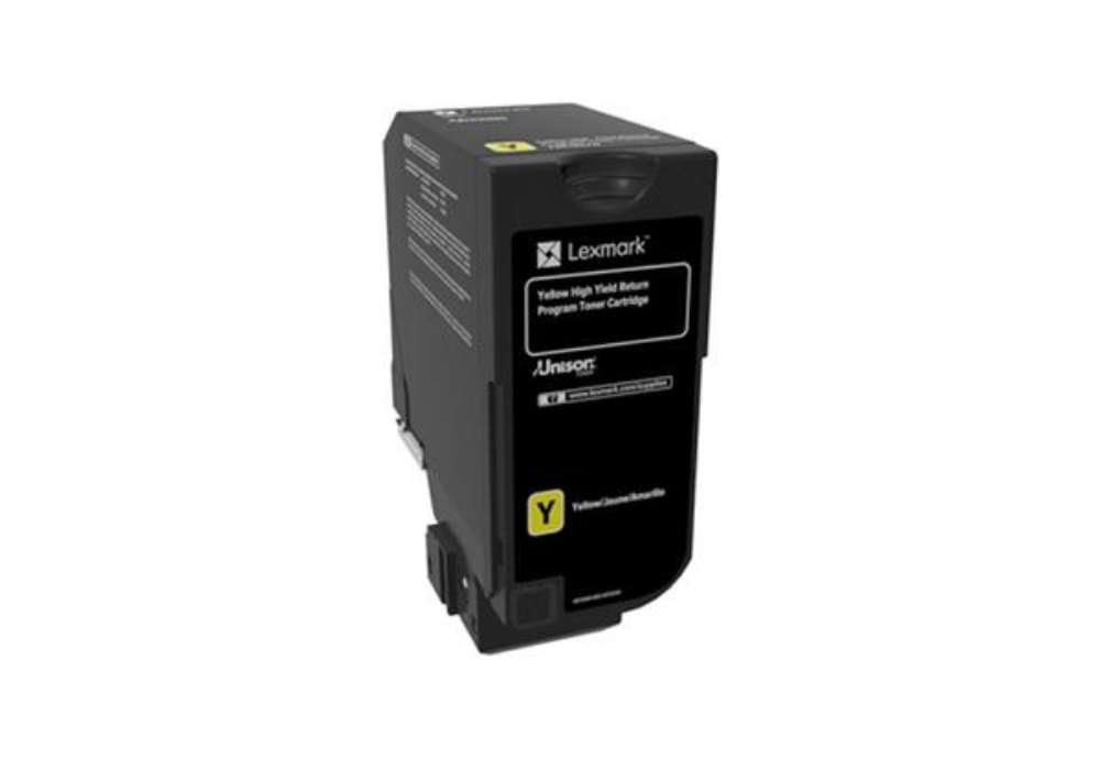 Immagine di Lexmark - Toner - Giallo - 74C2HY0 - return program - 12.000 pag