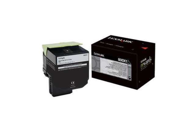 Immagine di Lexmark - Toner - Nero - 80C0X10 - 8.000 pag