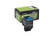 Immagine di Lexmark - Toner - Ciano - 80C2SC0 - return program - 2.000 pag