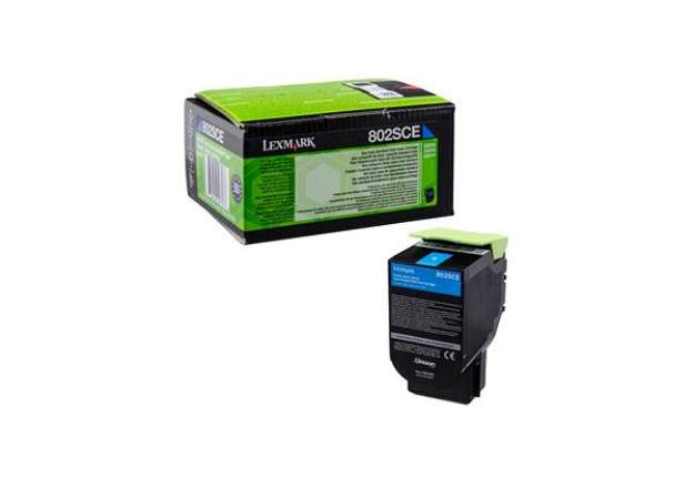 Immagine di Lexmark - Toner - Ciano - 80C2SCE - 2.000 pag