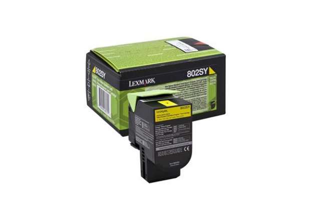 Immagine di Lexmark - Toner - Giallo - 80C2SY0 - return program - 2.000 pag