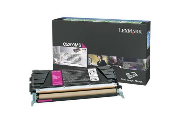 Immagine di Lexmark - Toner - Magenta - C5200MS - return program - 1.500 pag