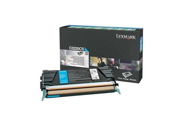 Immagine di Lexmark - Toner - Ciano - C5220CS - return program - 3.000 pag
