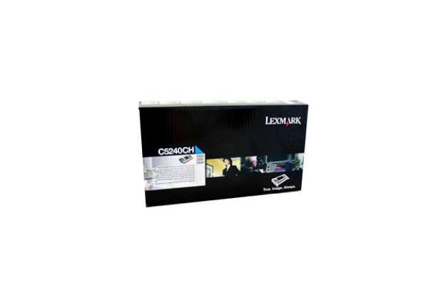 Immagine di Lexmark - Toner - Ciano - C5240CH - return program - 5.000 pag