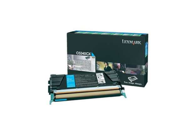 Immagine di Lexmark - Toner - Ciano - C5340CX - return program - 7.000 pag