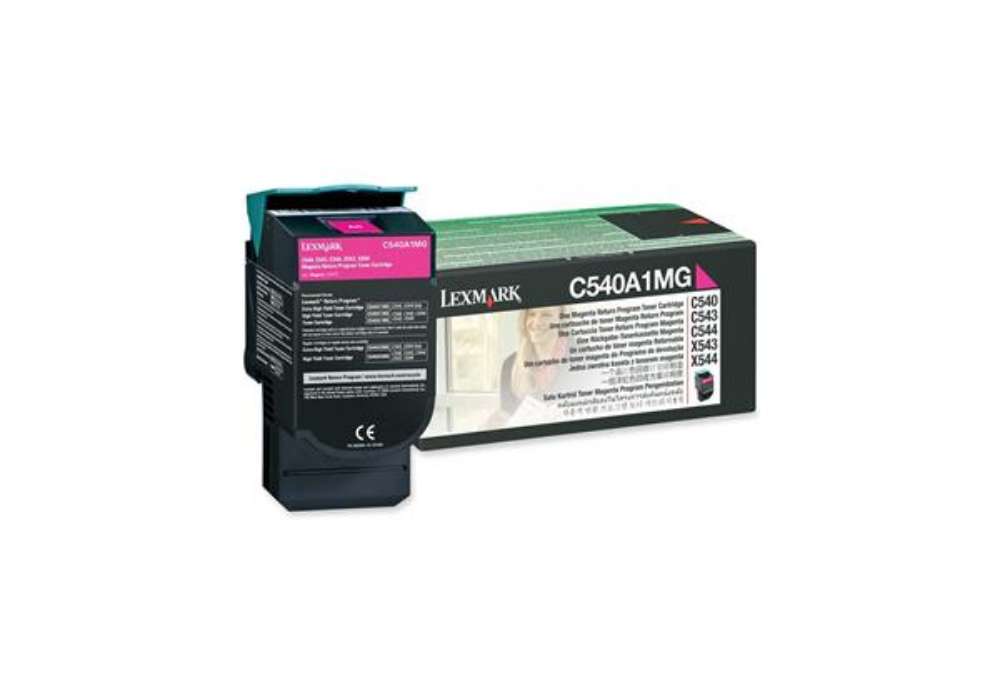 Immagine di Lexmark - Toner - Magenta - C540A1MG - return program - 1.000 pag