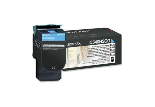 Immagine di Lexmark - Toner - Ciano - C540H2CG - non return program - 2.000 pag