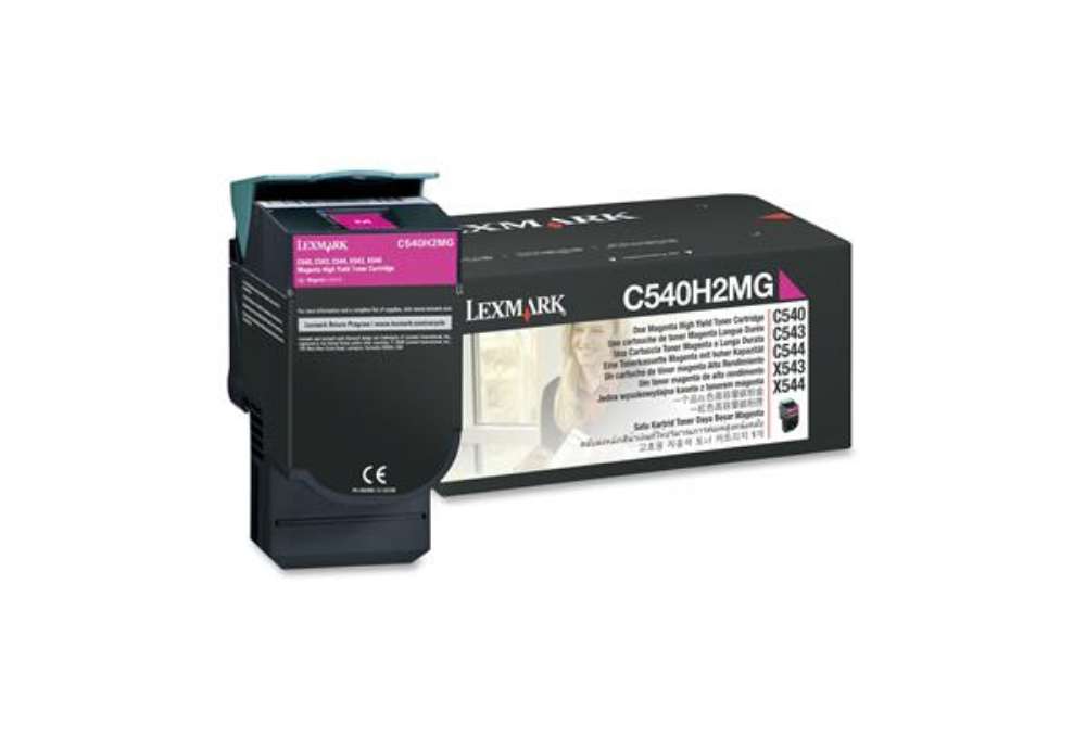 Immagine di Lexmark - Toner - Magenta - C540H2MG - non return program - 2.000 pag