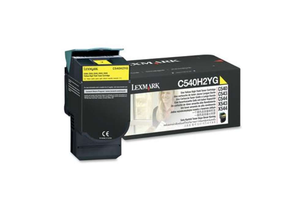Immagine di Lexmark - Toner - Giallo - C540H2YG - non return program - 2.000