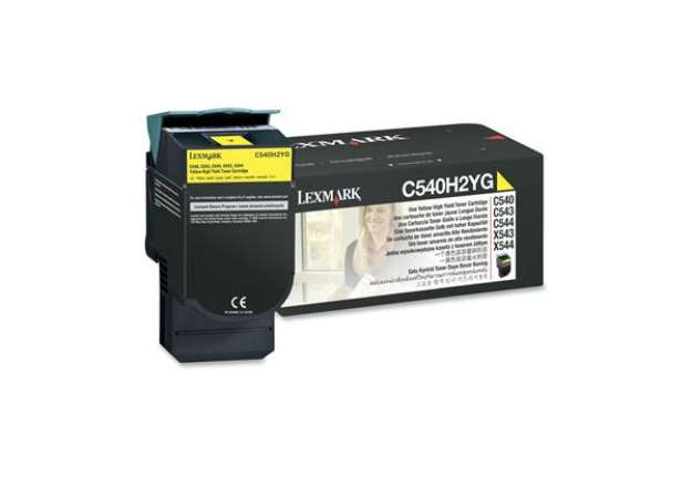 Immagine di Lexmark - Toner - Giallo - C540H2YG - non return program - 2.000