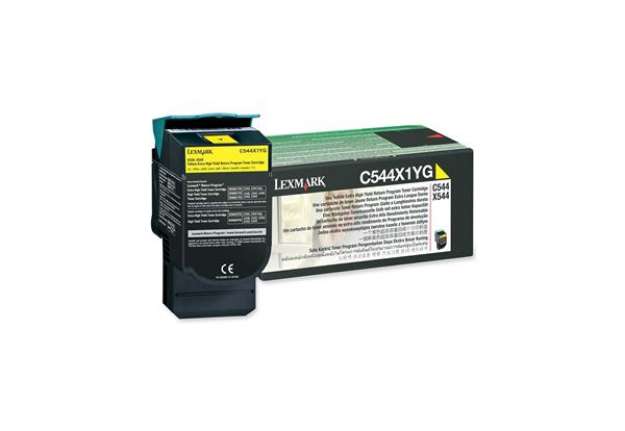 Immagine di Lexmark - Toner - Giallo - C544X1YG - return program - 4.000 pag