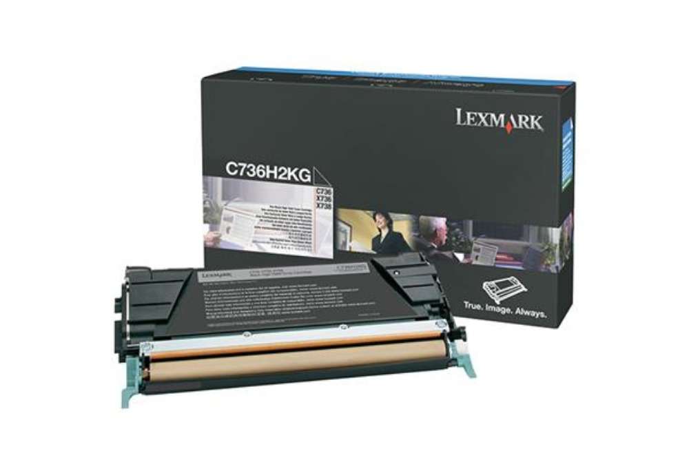 Immagine di Lexmark - Toner - Nero - C736H2KG - non return program - 12.000 pag